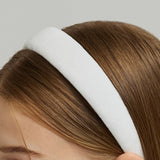 Velboa Volume Hairband _ White