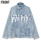ドロップショルダープリントGジャン / DROPED SHOLDER PRINTED DENIM JKT (4580949065846)