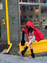 [UNISEX] Hooded oversized fit wellon padded coat