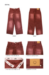 ターンアップロゴベルト ローライズパンツ / TURN UP LOGO BELT LOW RISE PANTS (WN)