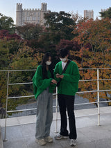 [ONLY ASCLO] ASCLO Elastic Cardigan (Green) (6623299829878)