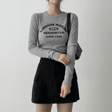 ホーリーワッフルロングスリーブTシャツ/Holly Waffle Long Sleeve Tee