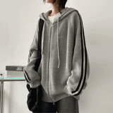 Crew Track Knit Hood Zip-Up