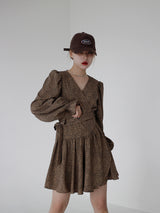 ホピラップミニワンピース / Hopi Wrap Mini One Piece (2color)