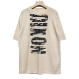 デアクションペイントハーフニット Tシャツ(3 color)