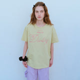 オーバーサイズダーリンTシャツ / OVERSIZE DARLING TEE, YELLOW PEAR