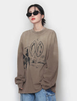 シャドーウォッシング ロングスリーブTシャツ