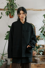 unisex tweed jacket black