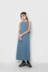 ロングスリットスリーブレスドレス / long slit sleeveless dress