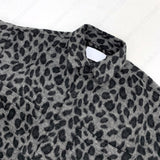 CRウールレオパードクロップドシャツ/CR Wool Leopard Cropped Shirt (2 colors)