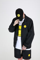 SMILE LOGO BALLCAP (BLACK) (6699085496438)