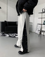 124 FW Side Snap String Pants