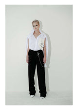 オーバーサイズエンブロイダードシャツ / Oversize Embroidered Shirt (4464563093622)