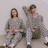 CHECK PAJAMA_NAVY(W) (6600111226998)