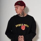 SKULL CHERRY SWEAT SHIRT BLACK (6612502446198)