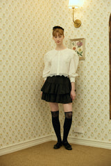 [2pairs 1set] LACE LAYERED KNEE SOCKS
