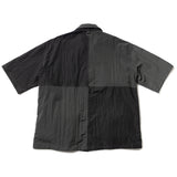 リップスタックポケットオーバーサイズドショートシャツ / LIPSTACK POCKET OVERSIZED SHORT SHIRTS (4552304558198)