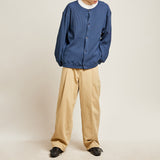 ワイドフィットワンタックパンツ/DAMP WIDE FIT ONE TUCK PANTS_BEIGE
