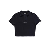 テリー Vネック カラー クロップ T / CHARMS TERRY V-NECK COLLAR CROP T NV