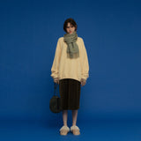 フラッフィースウェットシャツ/FLUFFY SWEATSHIRT_YELLOW