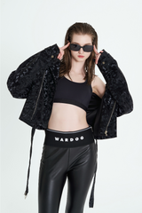 Faux leather leggings