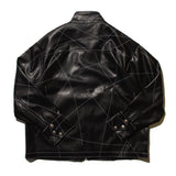 メシ―レザージャケット/messy leather jacket