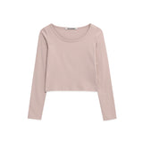 [MADE] Susan Wide U-neck Long Sleeve T-shirt