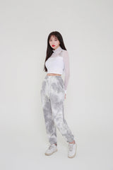 シースルービッグクロップTシャツ/TOP(8218) see-through big crop Tee