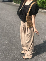 Brain linen pants 