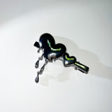 Melted heart hairpin (6685442703478)