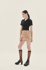 シャーリングミニスカート/SHIRRING MINI SKIRT