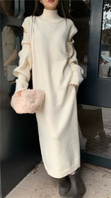 ケープポーラーロングニットドレス / Cape Polar Long Knit Dress