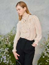 フリルスモックブラウス / Frill Smocks blouse