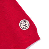 ARGYLE PATTERN SHORT SLEEVE KNIT [RED]