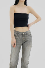 スリムベーシックチューブトップ / Slim Basic Tube Top (4color)