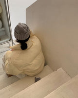 [BELLIDE MADE] スモーククリーミー2wayショートパッディング