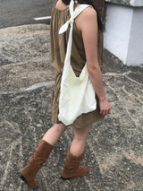 ヘミッシュスリーブレストトップ