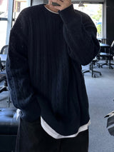 never loosefit round knit