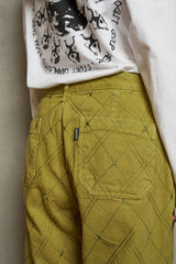 ARGYLE EMBROIDERED PANTS