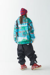ロマンティックロゴパッディングジャンパー/BSR2223FWJK009 ROMANTIC LOGO PADDING JUMPER GREEN BLUE