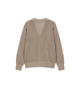WAFFLE FISHNET CARDIGAN BEIGE (6691444588662)