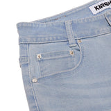 CHERRY SPAN SLIM-FIT DENIM PANTS [LIGHT BLUE]