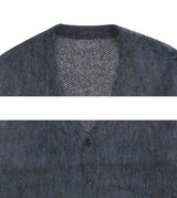 Vネックモヘアウールカーディガン/V-neck mohair wool cardigan_2color
