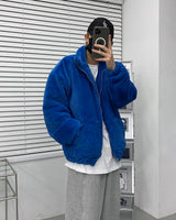 UIミンクファータートルネックジップアップジャンパー