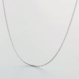 シルバーシンスレッドネックレス(スペアチェーン)/SILVER THIN THREAD NECKLACE(CHOKER) (925 silver / spare chain)