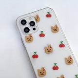 cherry pattern jellycase (6691492593782)
