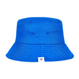 Monogram Label Color Bucket Hat Blue