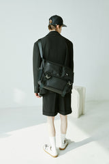 3Dポケットバックルメッセンジャーバッグ / 3D Pocket BUCKLE messanger bag (6554121633910)