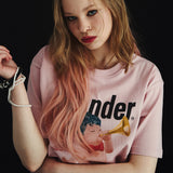 パンクエンジェルオーバーフィットTシャツ