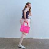 フリルハートミニバッグ / FRILL HEART MINI BAG, FUSCIA